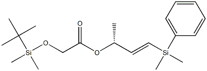 [[Dimethyl(tert-butyl)silyl]oxy]acetic acid (E,R)-1-[dimethyl(phenyl)silyl]-1-buten-3-yl ester