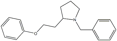 1-Phenylmethyl-2-(2-phenyloxyethyl)pyrrolidine Structure