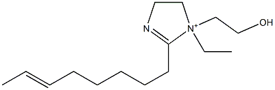  1-Ethyl-1-(2-hydroxyethyl)-2-(6-octenyl)-2-imidazoline-1-ium