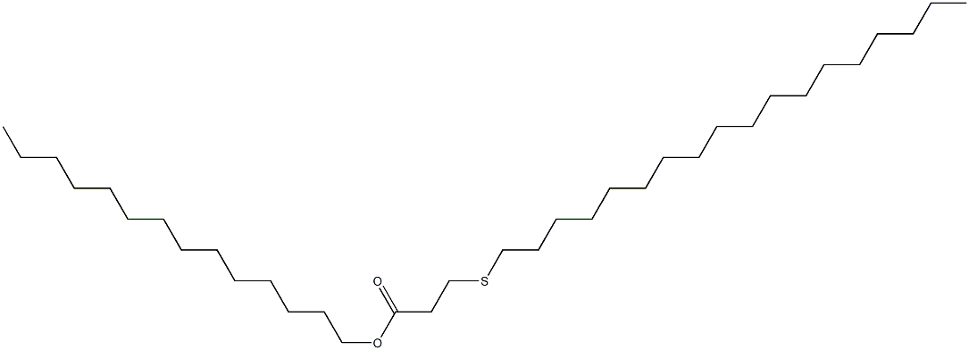 3-(Octadecylthio)propionic acid tetradecyl ester Structure