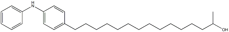 4-(14-Hydroxypentadecyl)phenylphenylamine,,结构式