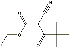 2-Cyano-3-oxo-4,4-dimethylvaleric acid ethyl ester 结构式