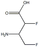 3-Amino-2,4-difluorobutanoic acid Struktur