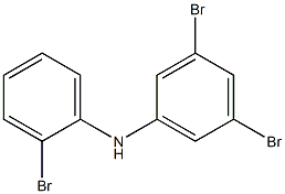 3,5-Dibromophenyl 2-bromophenylamine Struktur