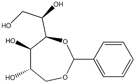 1-O,4-O-Benzylidene-D-glucitol Struktur