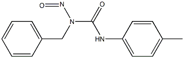 1-Benzyl-1-nitroso-3-(p-tolyl)urea Structure