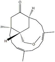  (1S,12S,15S)-15-(Methoxymethyl)-1,5,9-trimethylbicyclo[10.2.2]hexadeca-4,8-dien-13-one