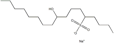 9-Hydroxyheptadecane-5-sulfonic acid sodium salt