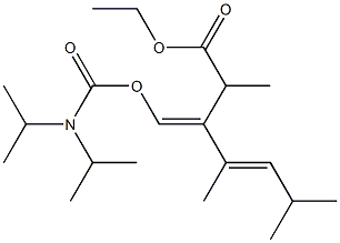 (3E,4E)-3-[[(Diisopropylamino)carbonyloxy]methylene]-2,4,6-trimethyl-4-heptenoic acid ethyl ester