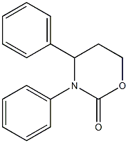 4-Phenyl-3-phenyltetrahydro-2H-1,3-oxazin-2-one Structure