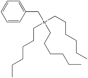 Benzyltrihexylaminium 结构式