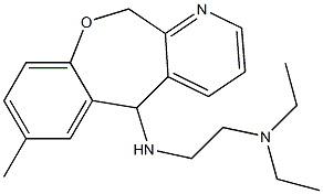 5,11-Dihydro-5-(2-diethylaminoethylamino)-7-methyl[1]benzoxepino[3,4-b]pyridine