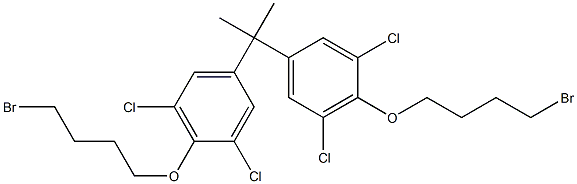  2,2-Bis[3,5-dichloro-4-(4-bromobutoxy)phenyl]propane