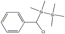 1-[(Phenyl)chloromethyl]-1,1,2,2,2-pentamethyldisilane Structure