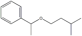 1-Phenylethyl 3-methylbutyl ether Structure