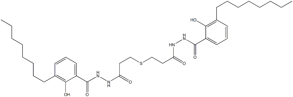  3,3'-Thiodi[propionic acid N'-(3-octylsalicyloyl) hydrazide]