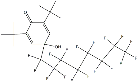 4-(Heptadecafluorooctyl)-4-hydroxy-2,6-di-tert-butyl-2,5-cyclohexadien-1-one
