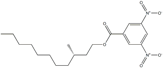 (-)-3,5-Dinitrobenzoic acid (S)-3-methylundecyl ester,,结构式