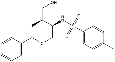 N-[(R)-1-[(R)-2-Hydroxy-1-methylethyl]-2-(benzyloxy)ethyl]-4-methylbenzenesulfonamide Structure