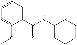 N-Cyclohexyl-o-methoxybenzothioamide Struktur