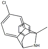 7-Chloro-5-methyl-10,11-dihydro-5H-dibenzo[a,d]cyclohepten-5,10-imine Struktur