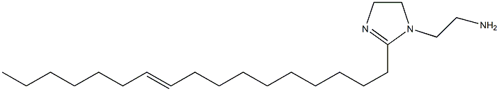 1-(2-アミノエチル)-2-(10-ヘプタデセニル)-2-イミダゾリン 化学構造式