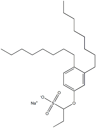  1-(3,4-Dioctylphenoxy)propane-1-sulfonic acid sodium salt