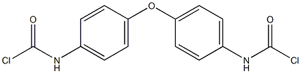 Oxybis-p-phenylenebis(carbamic acid chloride) Structure