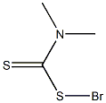 Dimethylthiocarbamoylthio bromide Struktur