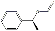 (-)-ぎ酸(S)-α-メチルベンジル 化学構造式