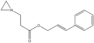 1-Aziridinepropionic acid cinnamyl ester