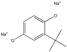 二ナトリウム2-tert-ブチル-1,4-ベンゼンジオラート 化学構造式