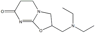 2,3,5,6-Tetrahydro-2-[(diethylamino)methyl]-7H-oxazolo[3,2-a]pyrimidin-7-one|