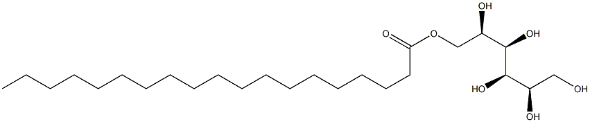 D-マンニトール6-ノナデカノアート 化学構造式