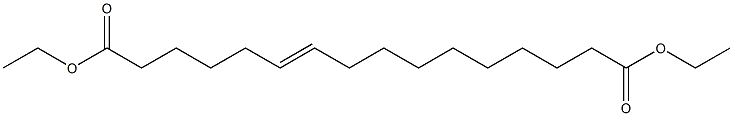 6-Hexadecenedioic acid diethyl ester Struktur