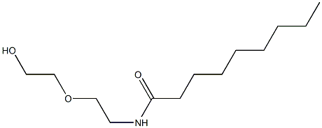 N-(5-Hydroxy-3-oxapentan-1-yl)nonanamide,,结构式