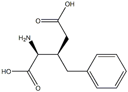 (2S,3R)-2-Amino-3-benzylglutaric acid Struktur