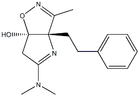 (3aS,6aR)-6,6a-Dihydro-3-methyl-3a-(2-phenylethyl)-5-(dimethylamino)-3aH-1-oxa-2,4-diazapentalen-6a-ol