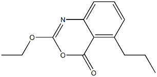 2-Ethoxy-5-propyl-4H-3,1-benzoxazin-4-one Structure