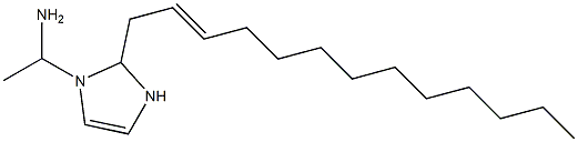 1-(1-アミノエチル)-2-(2-トリデセニル)-4-イミダゾリン 化学構造式