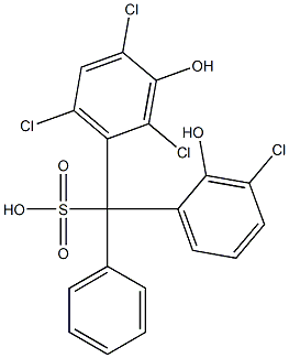  (3-Chloro-2-hydroxyphenyl)(2,4,6-trichloro-3-hydroxyphenyl)phenylmethanesulfonic acid