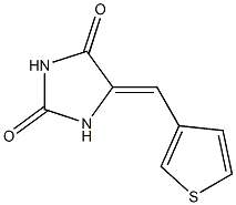 5-[(3-Thienyl)methylene]imidazolidine-2,4-dione Structure