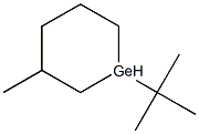 1-tert-Butyl-3-methylgermacyclohexane Structure
