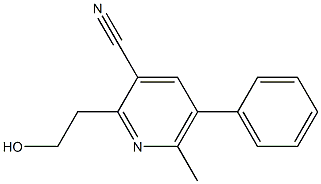 2-(2-Hydroxyethyl)-5-phenyl-6-methylpyridine-3-carbonitrile