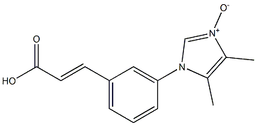 3-[3-[(4,5-Dimethyl-1H-imidazole 3-oxide)-1-yl]phenyl]acrylic acid|