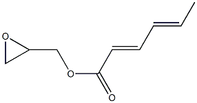 Sorbic acid glycidyl ester 结构式