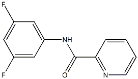 N-(3,5-Difluorophenyl)pyridine-2-carboxamide Struktur