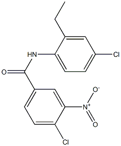 4,4'-Dichloro-2'-ethyl-3-nitrobenzanilide Structure