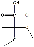 [1,1-Dimethoxyethyl]phosphonic acid Structure