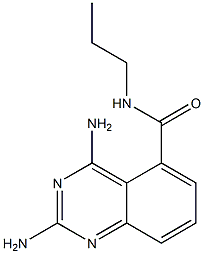 2,4-Diamino-N-propylquinazoline-5-carboxamide Structure